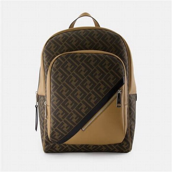 Fendi Diagonal FF Logo Men's Backpack NWT - Picture 1 of 11